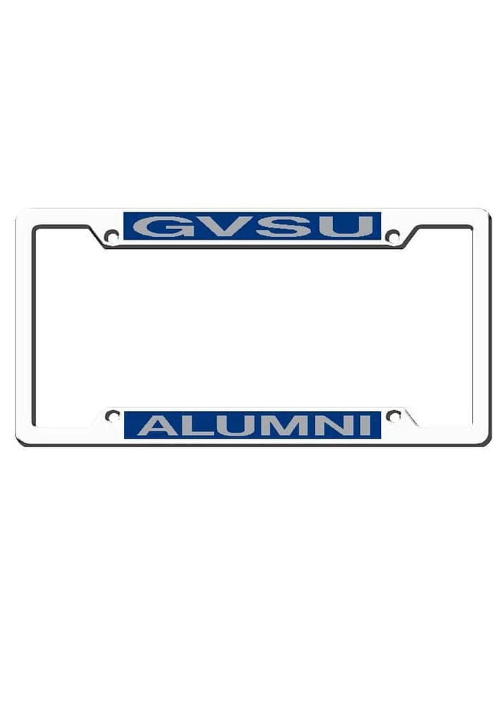 Grand Valley State Lakers Alumni Chrome License Plate Frame - Blue