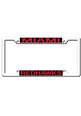 Miami RedHawks Team Name License Frame