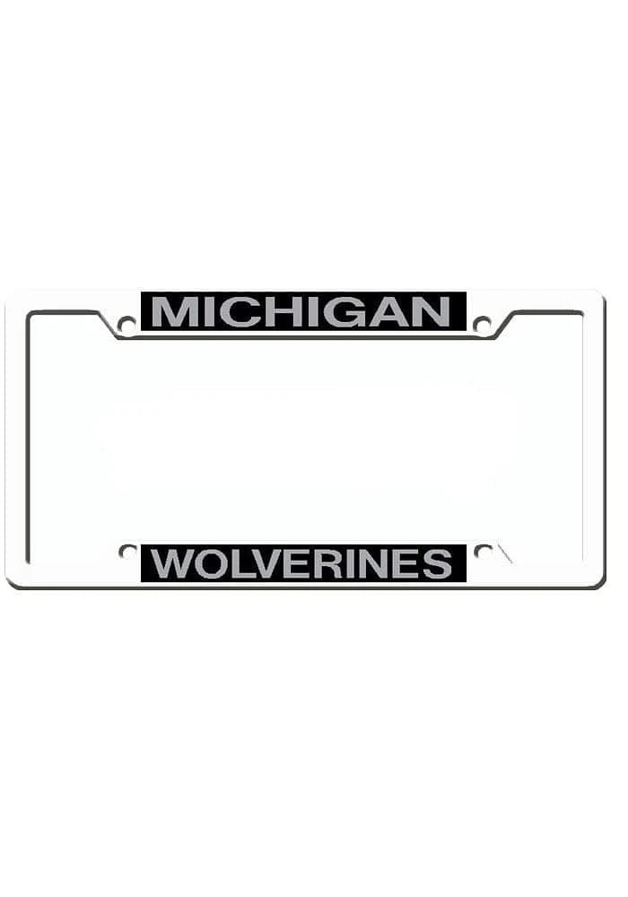Michigan Wolverines Chrome License Plate Frame
