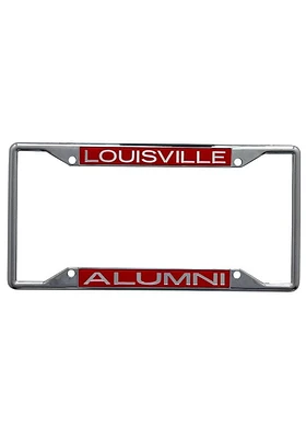 Louisville Cardinals Alumni License Plate Frame - Silver