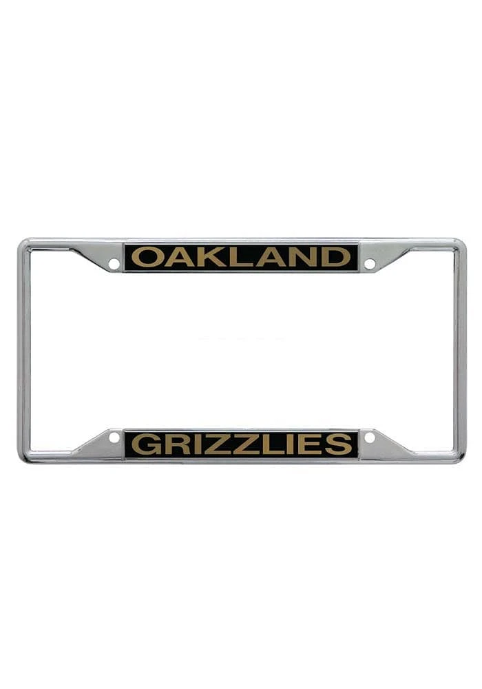Oakland University Golden Grizzlies Team Name License Frame