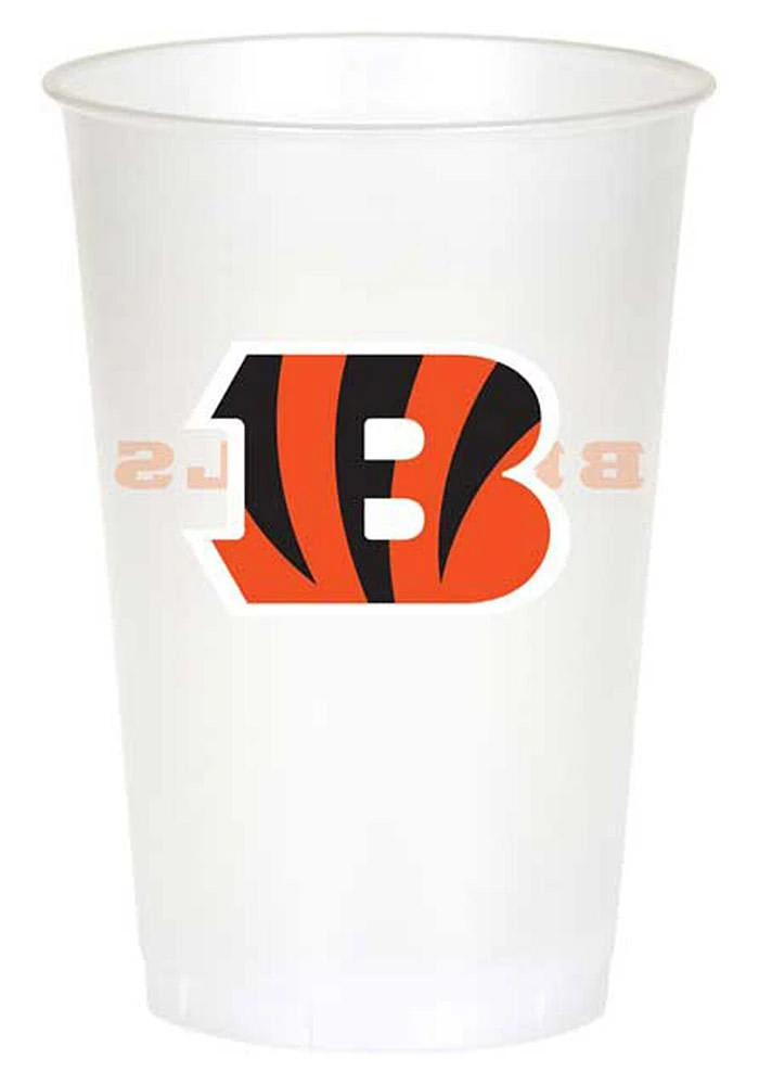 Cincinnati Bengals 20 oz 8 Pack Disposable Cups