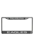 Philadelphia Eagles Carbon Fiber License Plate Frame - Midnight Green