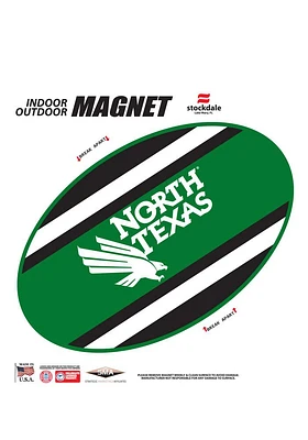 North Texas Mean Green Team Logo Graphic Magnet