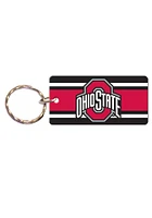 Ohio State Buckeyes Team Logo Keychain - Red