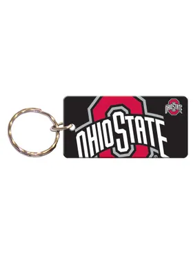 Ohio State Buckeyes Mega Line Keychain - Red
