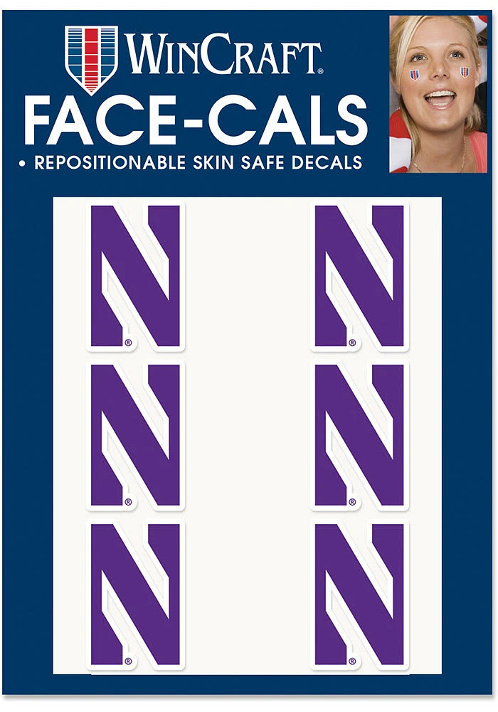 Northwestern Wildcats 6 Pack Tattoo