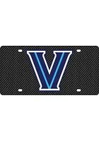 Villanova Wildcats Black Carbon Fiber Car Accessory License Plate