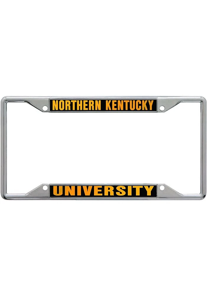 Northern Kentucky Norse Team Name Inlaid License Plate Frame - Red