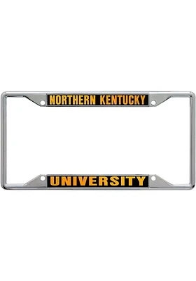 Northern Kentucky Norse Team Name Inlaid License Plate Frame - Red