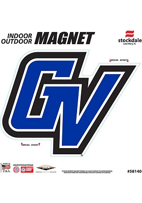Grand Valley State Lakers 6x6 Car Magnet - Blue