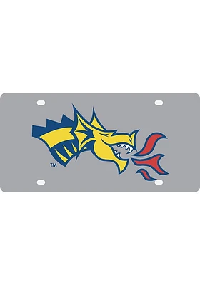 Drexel Dragons Blue Acrylic Logo Car Accessory License Plate