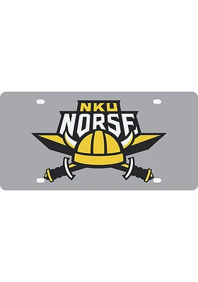 Northern Kentucky Norse Red Acrylic Logo Car Accessory License Plate
