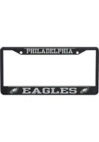 Philadelphia Eagles Carbon Logo License Plate Frame - Black