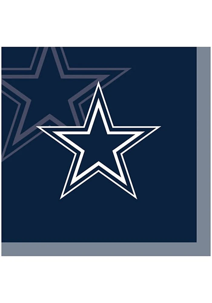 Dallas Cowboys 20 Back Beverage Napkins