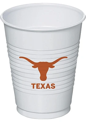 Texas Longhorns 16oz 8 pack Disposable Cups