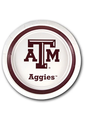 Texas A&M Aggies 7 inch 12 pack Paper Plates