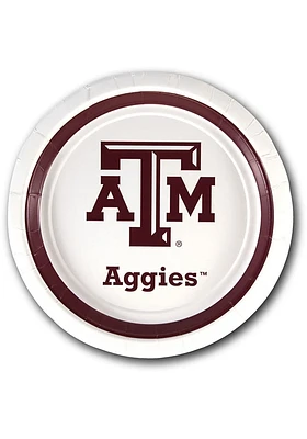 Texas A&M Aggies inch pack Paper Plates