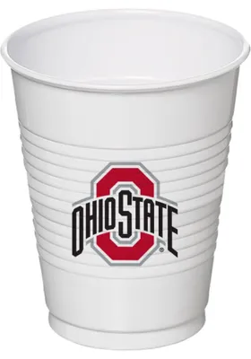 Ohio State Buckeyes 16oz 8 pack Disposable Cups