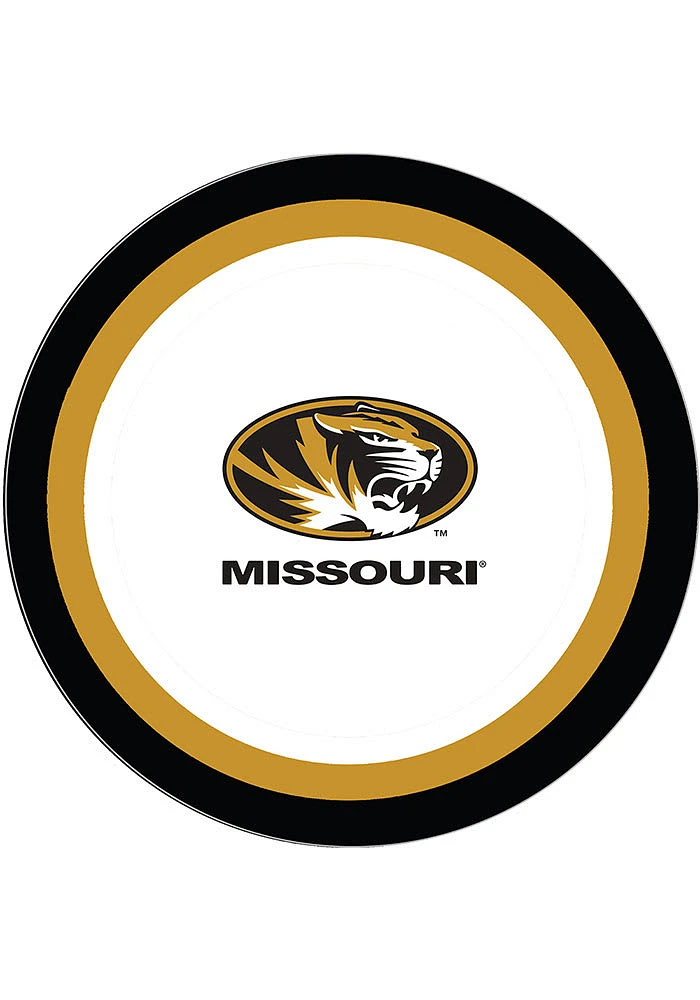 Missouri Tigers Inch Pack Paper Plates