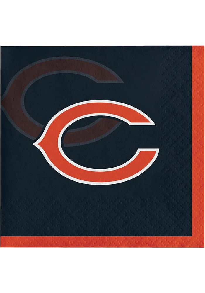 Chicago Bears 16pk Beverage Napkins