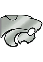 K-State Wildcats Laser Cut Metallic Car Emblem - Black