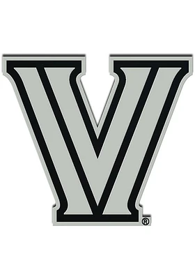 Villanova Wildcats Laser Cut Metallic Car Emblem - Black