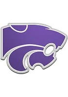 K-State Wildcats Laser Cut Metallic Team Color Car Emblem - Purple