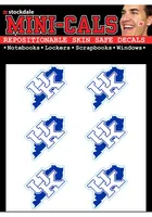 Kentucky Wildcats 6pk State Shape Tattoo