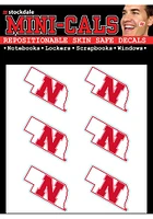 Nebraska Cornhuskers 6pk State Shape Tattoo