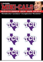 TCU Horned Frogs 6pk State Shape Tattoo