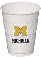 Michigan Wolverines 16oz 8ct Disposable Cups