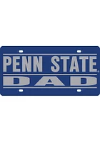 Penn State Nittany Lions Navy Blue Dad Car Accessory License Plate