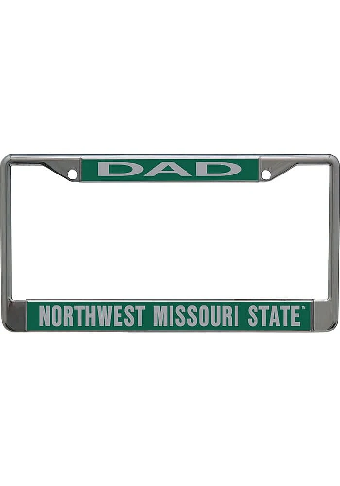 Northwest Missouri State Bearcats Dad License Plate Frame - Green