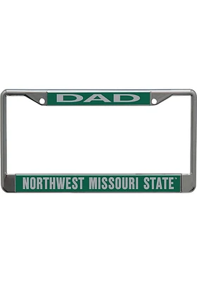 Northwest Missouri State Bearcats Dad License Plate Frame - Green