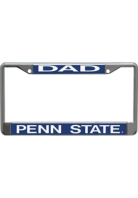 Penn State Nittany Lions Dad License Plate Frame - Navy Blue