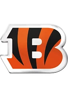 Cincinnati Bengals 3x4 Acrylic Metallic Car Emblem - Orange