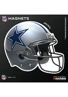 Dallas Cowboys 6x6 3D Helmet Car Magnet - Navy Blue