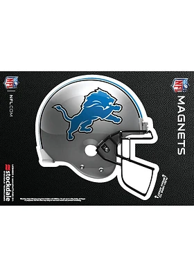 Detroit Lions 3x5 3D Helmet Car Magnet - Blue