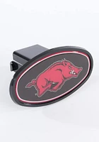 Arkansas Razorbacks Plastic Oval Car Accessory Hitch Cover