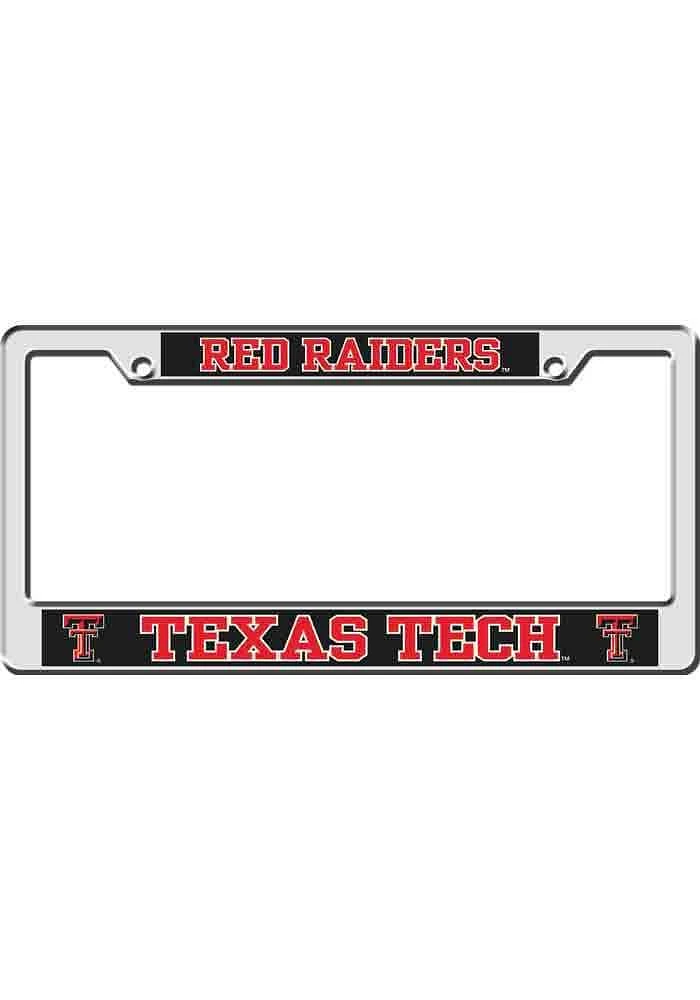 Texas Tech Red Raiders Chrome License Plate Frame