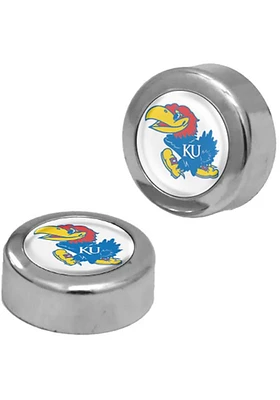 Kansas Jayhawks 2 Pack Auto Accessory Screw Cap Cover