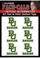 Baylor Bears 6 Pack Tattoo