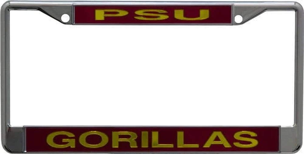 Pitt State Gorillas Silver Metal License Plate Frame - Red