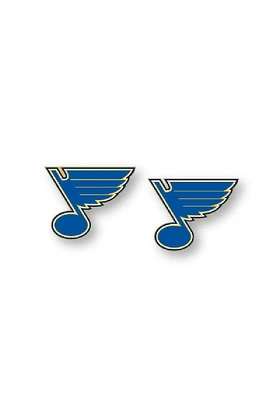 St Louis Blues Post Womens Earrings