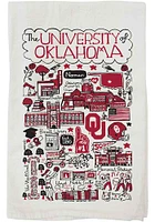 Oklahoma Sooners Julia Gash Red Towel