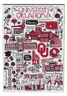 Oklahoma Sooners Julia Gash Red Magnet