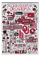 Oklahoma Sooners Julia Gash Red Magnet