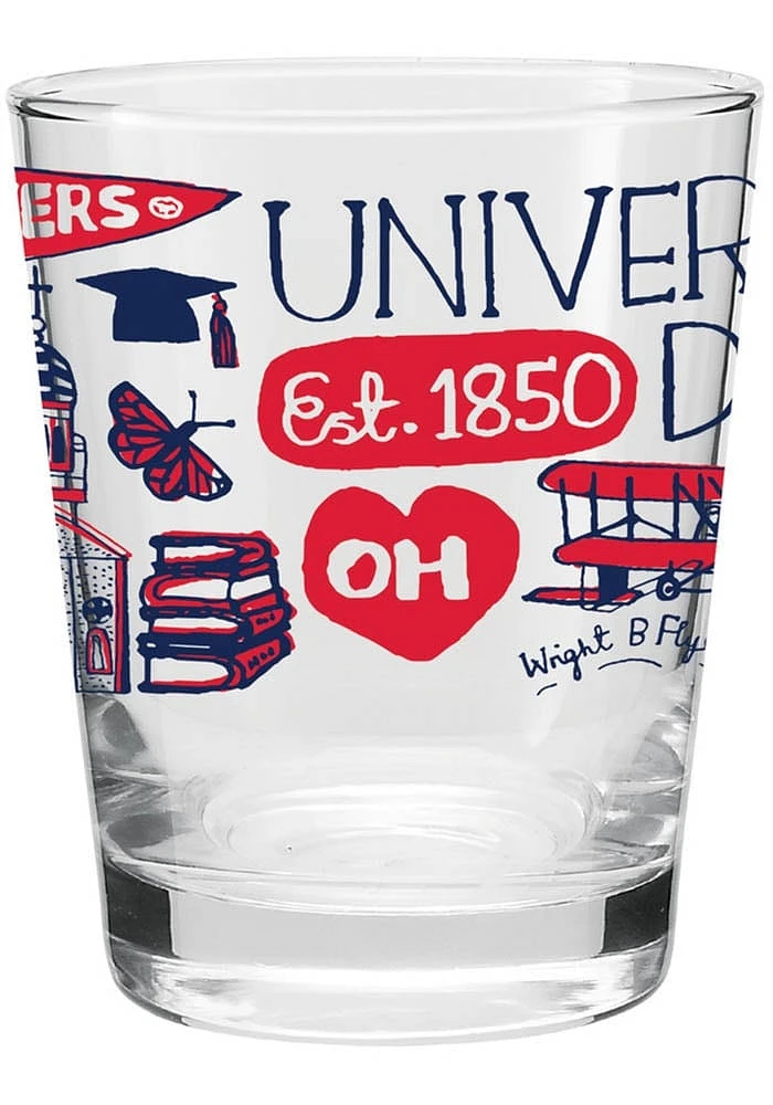 Dayton Flyers Julia Gash Shot Glass