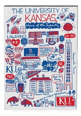 Kansas Jayhawks Julia Gash Jumbo Magnet